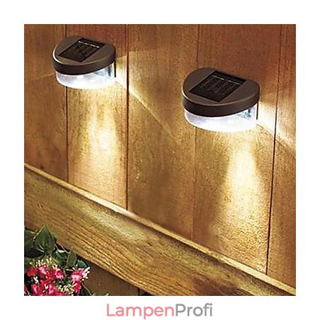 Weißes Licht Solar Licht Pfad Wand Landschaft Montieren Garten Zaun Licht