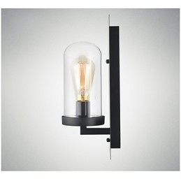 Rustikalen Stil Armaturen Eisen Glas Wand Leuchte Retro Wand Lampe Licht Von UNS