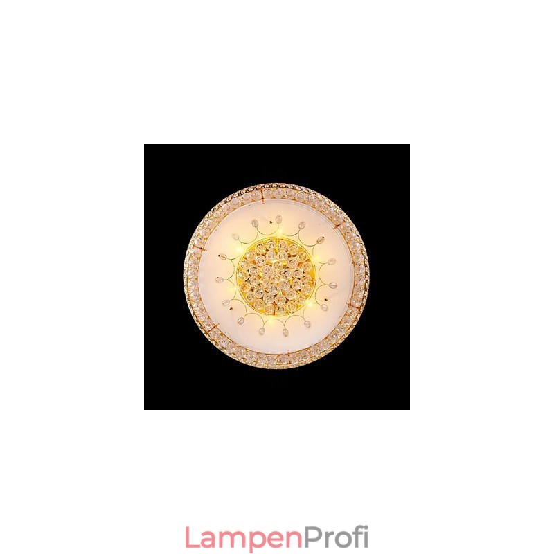 Runde Kristall absorbierende Kuppelleuchte Deckenleuchte Durchmesser 80CM Enthält 15 Glühbirnen