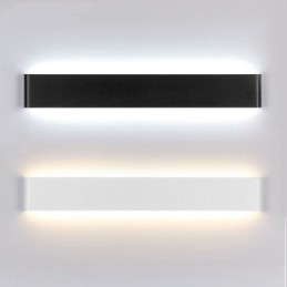 Lange moderne zeitgenössische Wandlampen & Wandleuchten für den Innenbereich, Metall-Wandleuchte, IP 44, für Badezimmer, Schlafzimmer, Wohnzimmer