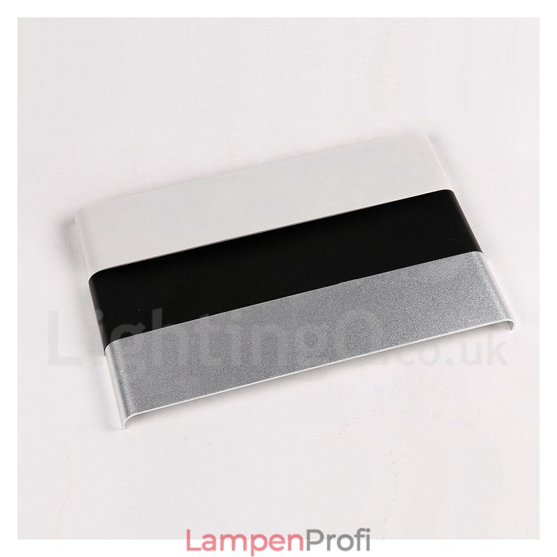 Lange moderne zeitgenössische Wandlampen & Wandleuchten für den Innenbereich, Metall-Wandleuchte, IP 44, für Badezimmer, Schlafzimmer, Wohnzimmer
