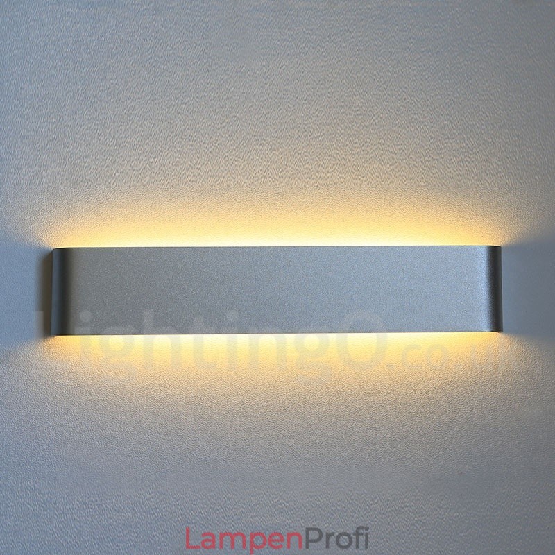 Lange moderne zeitgenössische Wandlampen & Wandleuchten für den Innenbereich, Metall-Wandleuchte, IP 44, für Badezimmer, Schlafzimmer, Wohnzimmer