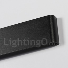 Lange moderne zeitgenössische Wandlampen & Wandleuchten für den Innenbereich, Metall-Wandleuchte, IP 44, für Badezimmer, Schlafzimmer, Wohnzimmer