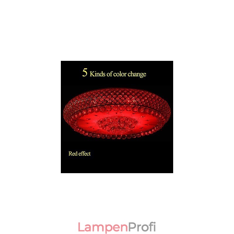 Runde Kristall absorbierende Kuppelleuchte Deckenleuchte Durchmesser 80CM Enthält 15 Glühbirnen