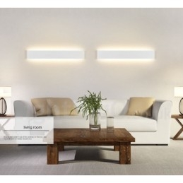 Lange moderne zeitgenössische Wandlampen & Wandleuchten für den Innenbereich, Metall-Wandleuchte, IP 44, für Badezimmer, Schlafzimmer, Wohnzimmer