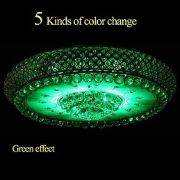 Runde Kristall absorbierende Kuppelleuchte Deckenleuchte Durchmesser 80CM Enthält 15 Glühbirnen