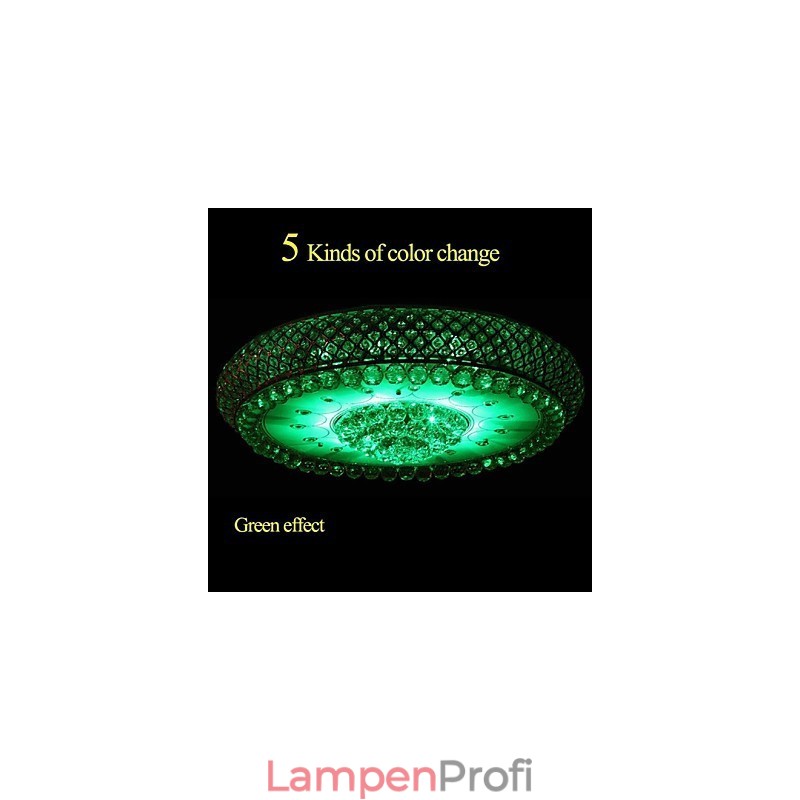 Runde Kristall absorbierende Kuppelleuchte Deckenleuchte Durchmesser 80CM Enthält 15 Glühbirnen