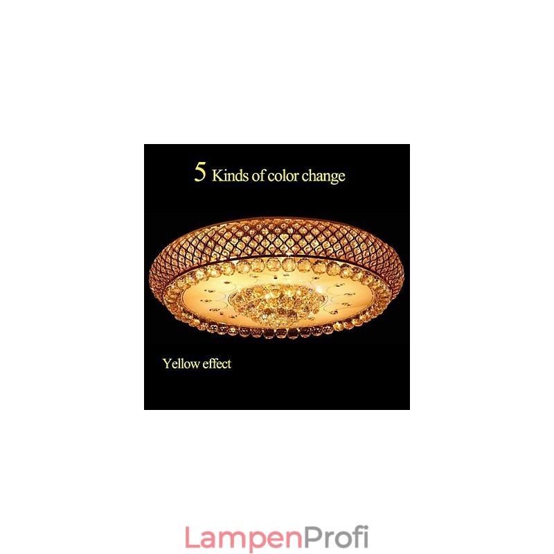 Runde Kristall absorbierende Kuppelleuchte Deckenleuchte Durchmesser 80CM Enthält 15 Glühbirnen