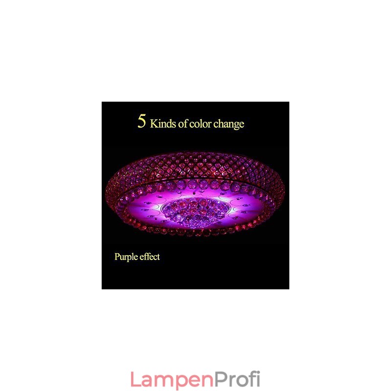 Runde Kristall absorbierende Kuppelleuchte Deckenleuchte Durchmesser 80CM Enthält 15 Glühbirnen