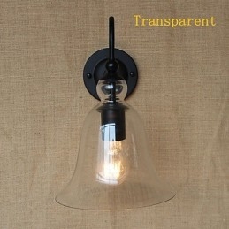 Amerikanischen Ländlichen Landschaft Pastoralen Minimalistischen Wohnzimmer Flur Dekoriert Glas Wand Leuchte