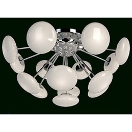 Moderne Yestaurant-Lampe, einfache kreisförmige Pendelleuchte aus Glas im europäischen Stil