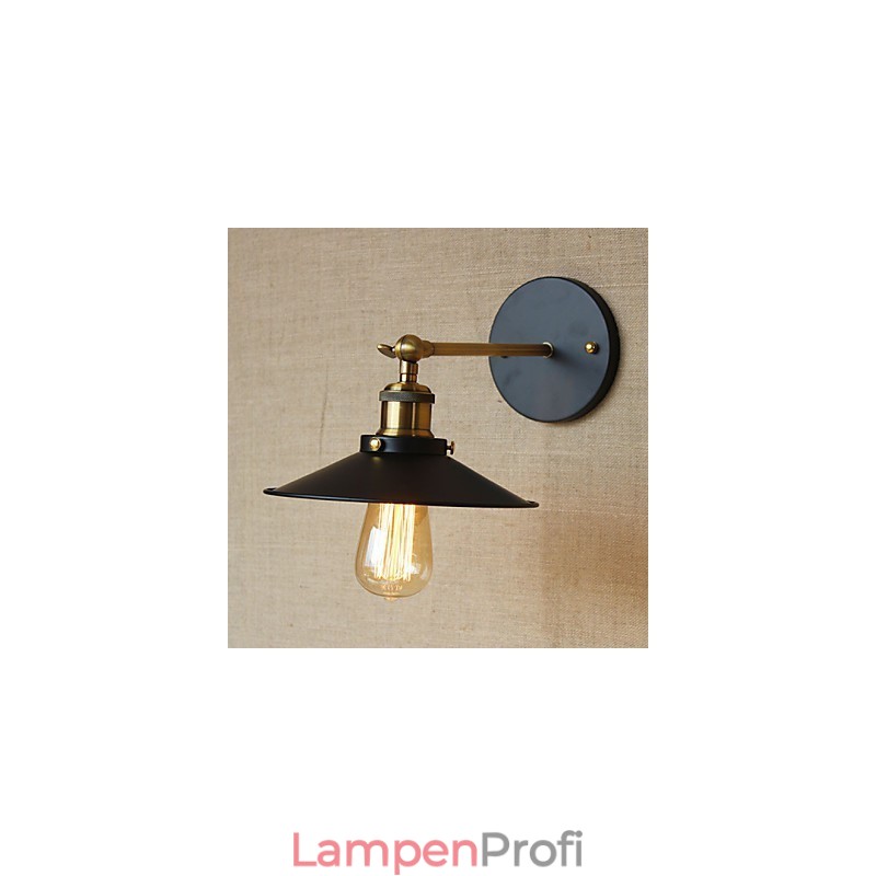 Retro Minimalistischen Industriellen Stil Villa Vor Der Kirche Gang Regenschirm Schwarz Kleid Dekoriert Wand