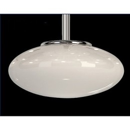 Moderne Yestaurant-Lampe, einfache kreisförmige Pendelleuchte aus Glas im europäischen Stil