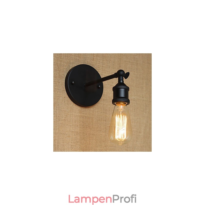 Amerikanischen Restaurant Bar Cafe Nacht Aisle Minimalist Schwarz Schmiedeeisen Wand Leuchte