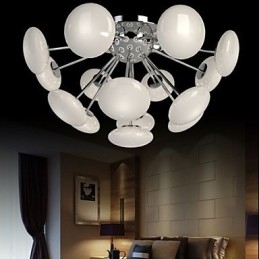 Moderne Yestaurant-Lampe, einfache kreisförmige Pendelleuchte aus Glas im europäischen Stil