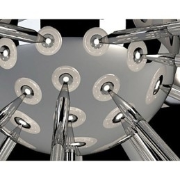 Moderne Yestaurant-Lampe, einfache kreisförmige Pendelleuchte aus Glas im europäischen Stil