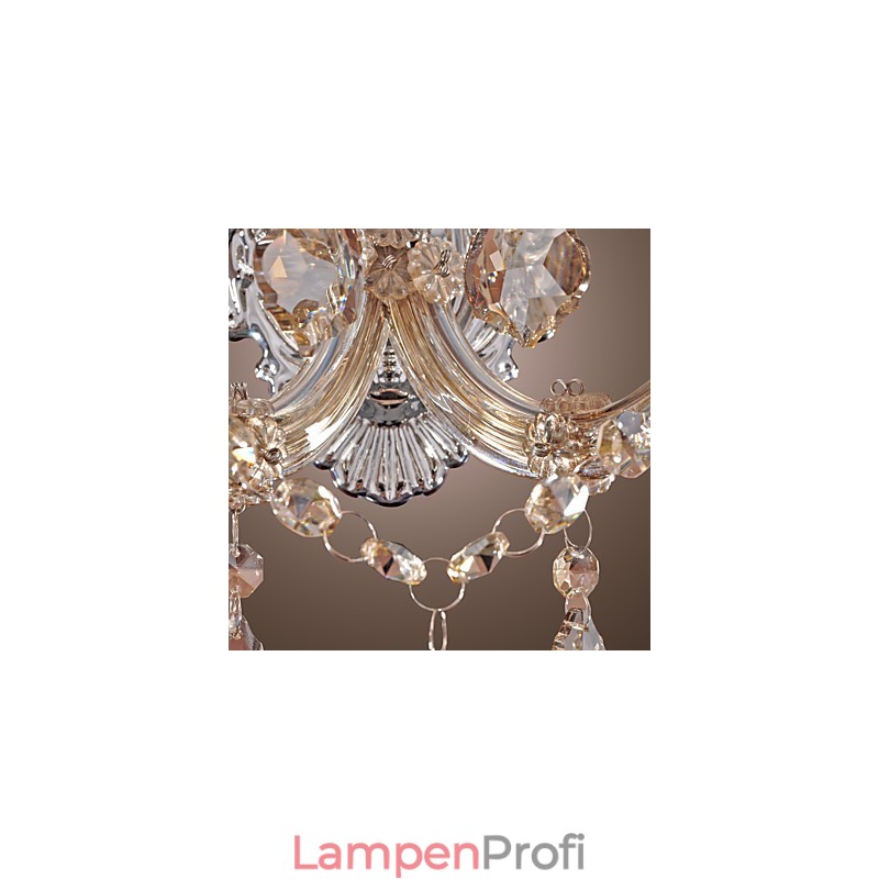 Elegante Kristall-Wandleuchte mit 2 Lichtern