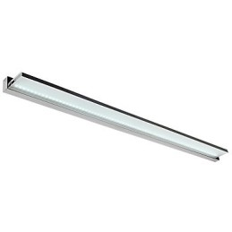 Spiegellampe Edelstahl und Acryl