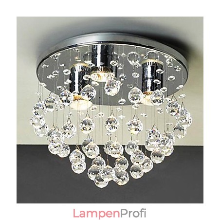 Moderne zeitgenössische Kristall Mini-Stil galvanisierte Unterputz