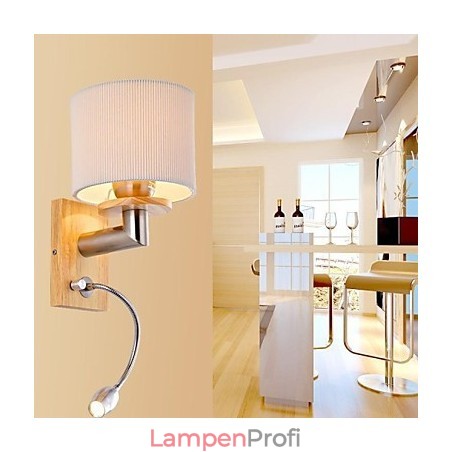 Wandleuchte One Light mit Leselicht Wandleuchte One Light mit Leselicht