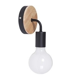 110V 220V EISEN Edison Innenwandleuchte Flur Treppenhäuser Leuchte Birne Lampe Leuchte Schwarz Weiß