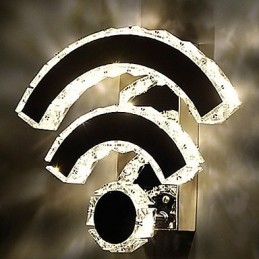 WIFI Kristall Wandleuchten Kristall Moderne Zeitgenössische Bett Wohnzimmer Hotel