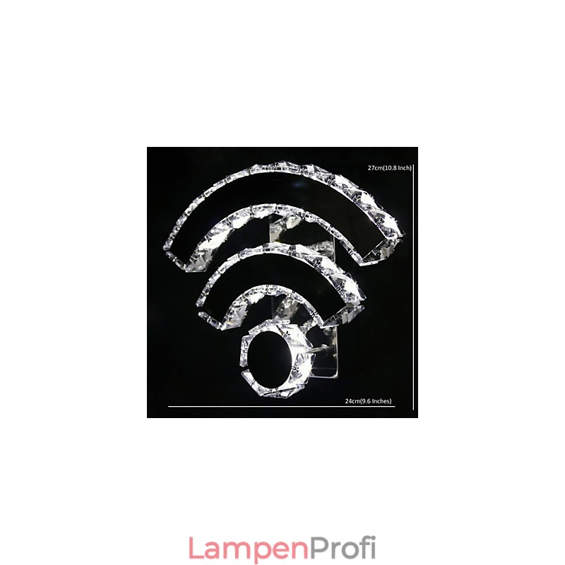 WIFI Kristall Wandleuchten Kristall Moderne Zeitgenössische Bett Wohnzimmer Hotel