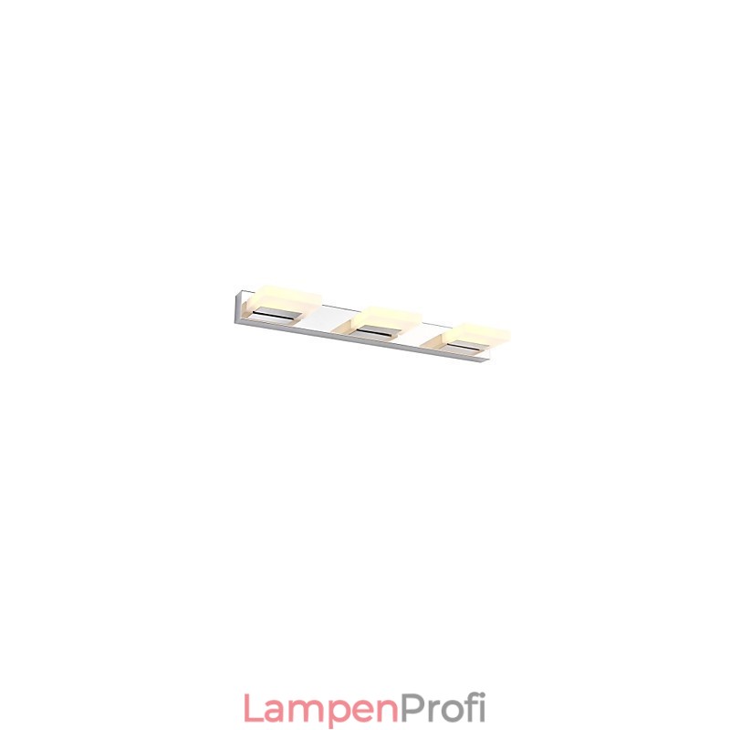 Spiegellampe Edelstahl und Acryl