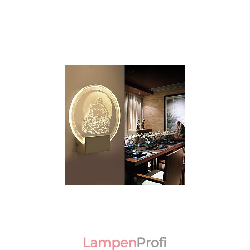 Acryl Wandleuchte PVC Lampe Licht Chip Moderne Zeitgenössische Metall