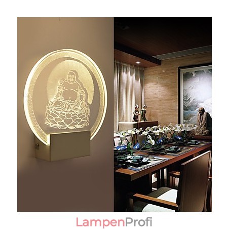 Acryl Wandleuchte PVC Lampe Licht Chip Moderne Zeitgenössische Metall