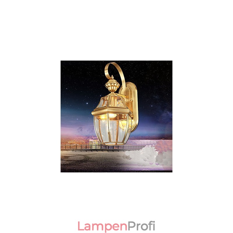 Gartenlampe Vollkupferlampe Außenlampe Wasserdichte Lampe A
