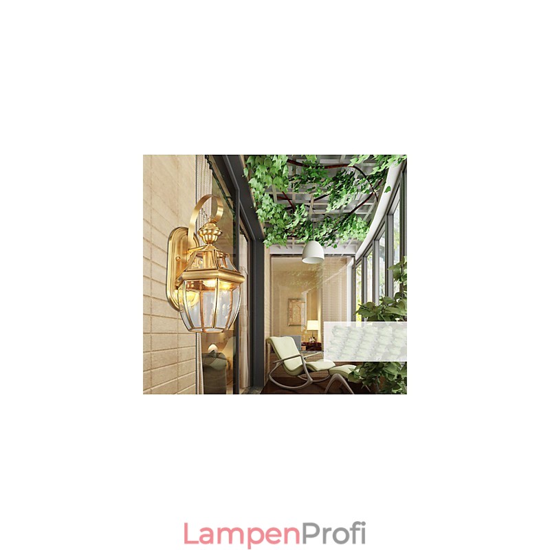 Gartenlampe Vollkupferlampe Außenlampe Wasserdichte Lampe A