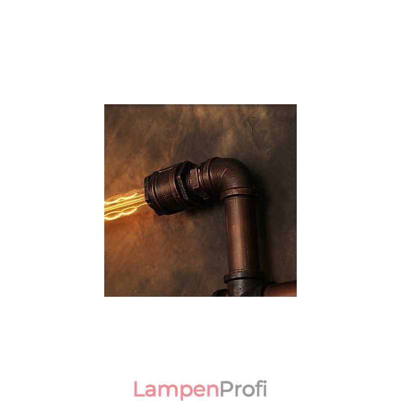 Wandleuchte Wandleuchter 6 Lichter Bronze Finish Industriellen Stil Rustikal Lodge Metall