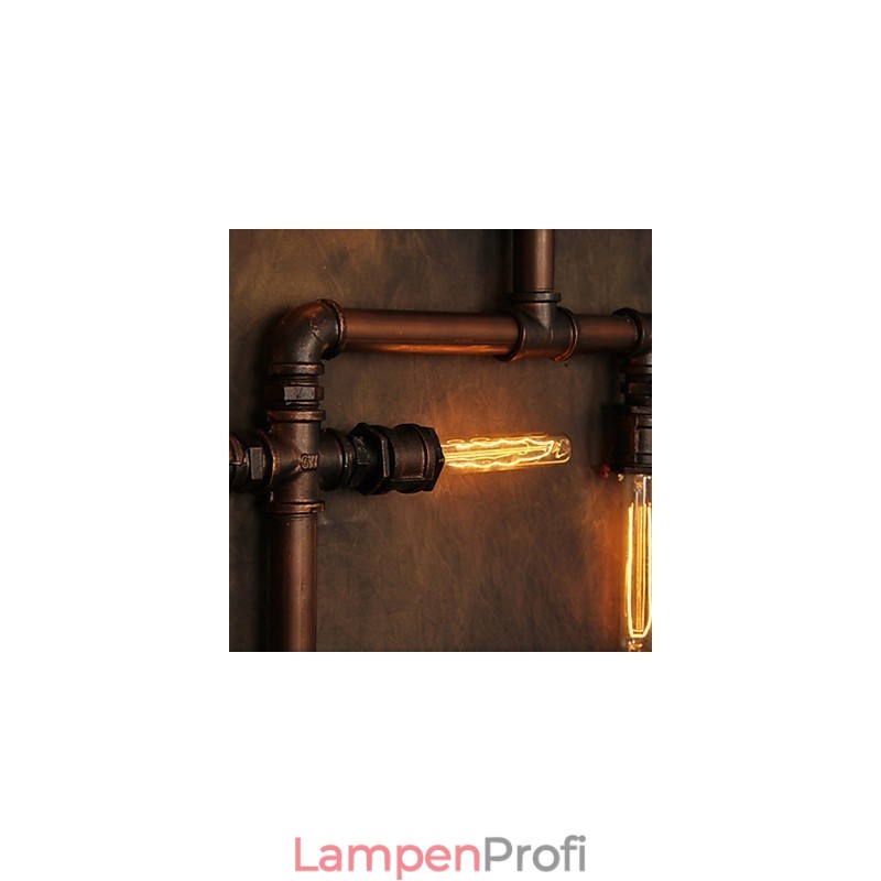 Wandleuchte Wandleuchter 6 Lichter Bronze Finish Industriellen Stil Rustikal Lodge Metall