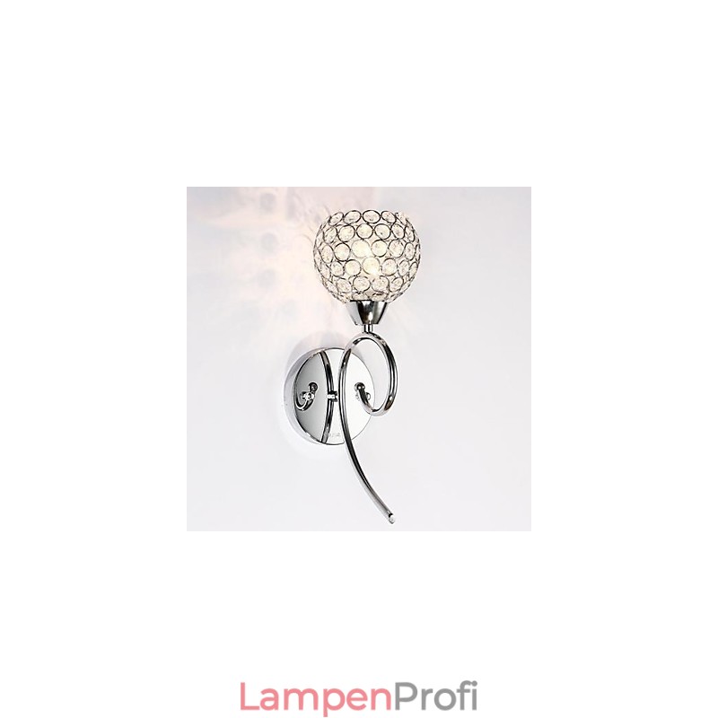 Kristallwandleuchte 1 Licht Kreative Eisenmalerei