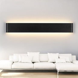 Moderne Wandleuchten für den Innenbereich, Schwarz/Weiß, 72 cm