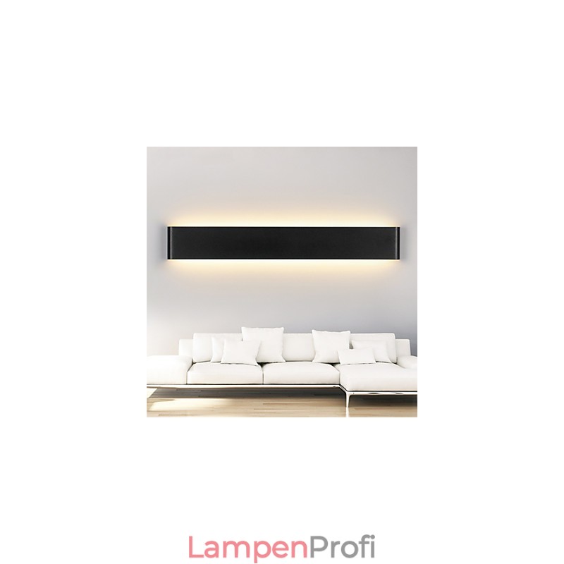 Moderne Wandleuchten für den Innenbereich, Schwarz/Weiß, 72 cm