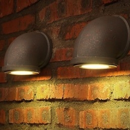 Loft Kreative Persönlichkeit Retro Ländlichen Wasserrohr Wandleuchte Lichter