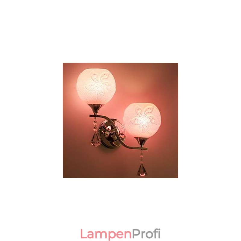 Kristall-Wandleuchte