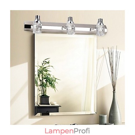 Moderne Wandleuchte mit Glasblasenschirm im Spiegelfrontstil Moderne Wandleuchte mit Glasblasenschirm im Spiegelfrontstil