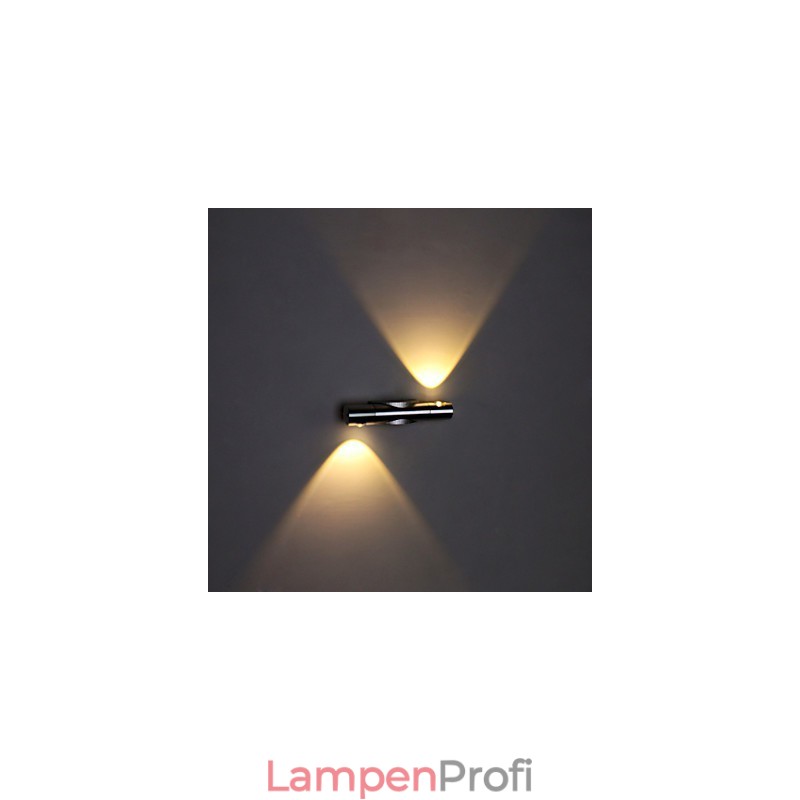 Moderne Wandleuchte mit Streulicht im Sci-Fi-Design