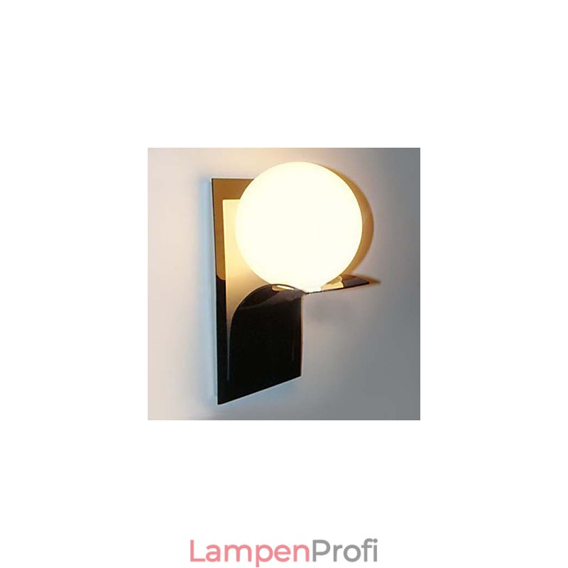 Badezimmer Wandleuchte Modern Globe Metall Glas Galvanik