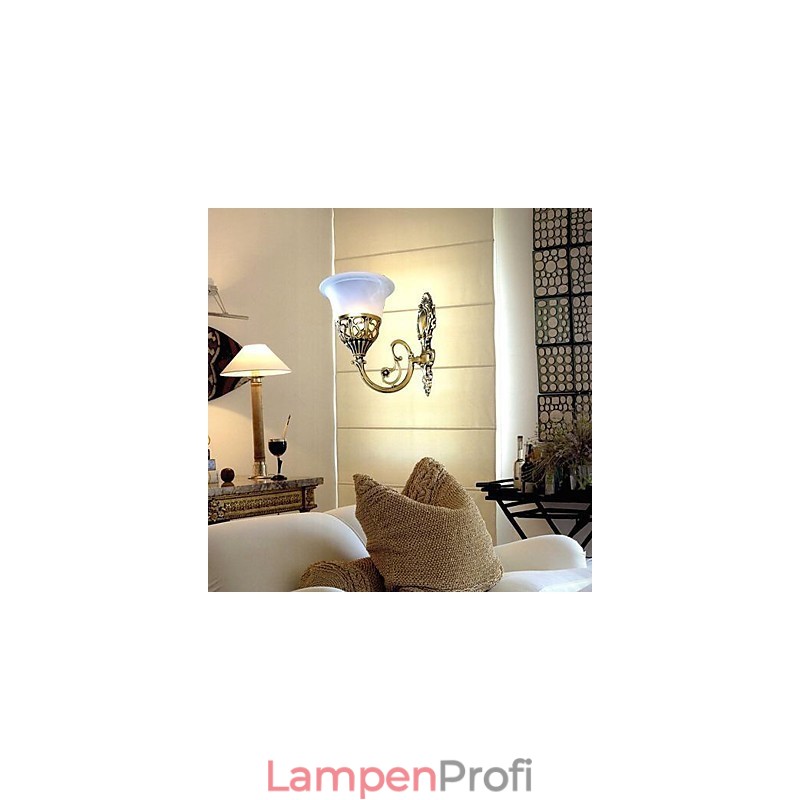 Bronze Wandleuchter Lichter Moiré Glas Europäischen Retro Klassische 220V