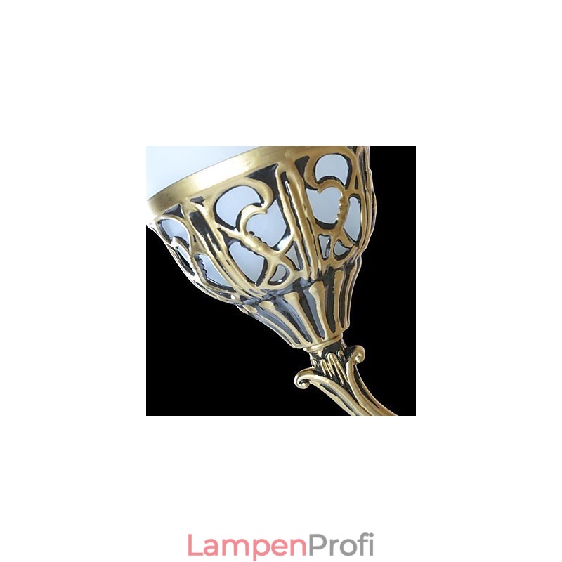 Bronze Wandleuchter Lichter Moiré Glas Europäischen Retro Klassische 220V