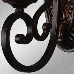 Vintage Wandlampen 1 Licht mit Harzmaterial Glasschirm Schlafzimmer Wohnzimmer Flur Lichter