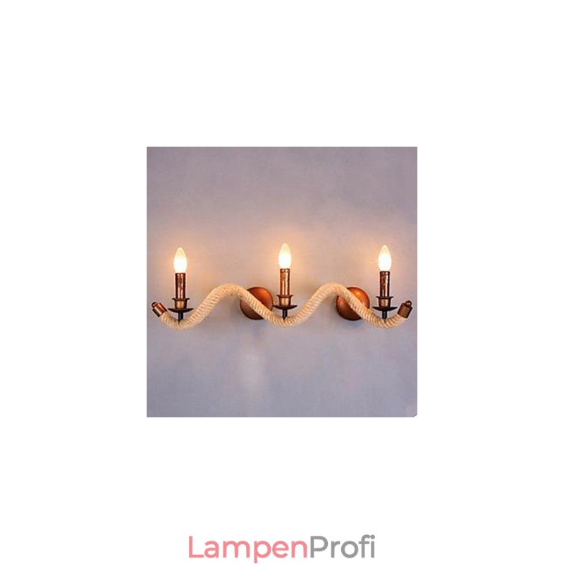 Vertraglich vereinbarte Balkontreppenlampe verdrehte Seilwandlampe