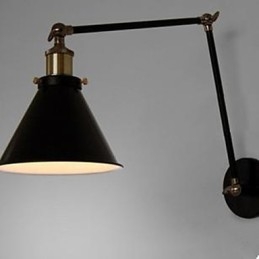 Industrielle Nostalgie Persönlichkeit Loft Schwarz Regenschirm Abschnitt Doppel Wandleuchte