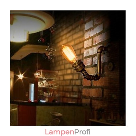 American Village Loft Industrielle Edison-Stil Vintage Wandleuchte Lampe Retro Wasserrohrlampe Wandleuchte American Village Loft Industrielle Edison-Stil Vintage Wandleuchte Lampe Retro Wasserrohrlampe Wandleuchte