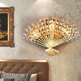 Valentinstag Die Fan Wanddekoration Geschenke Zeitgenössische Und Vertraglich Kristall Wandleuchte Licht