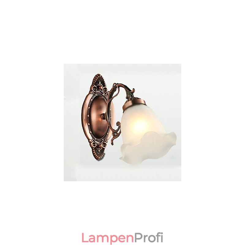 Retro Glas Einfache Europäische Moderne Eleganz Schmiedeeisen Wand Lampe Licht